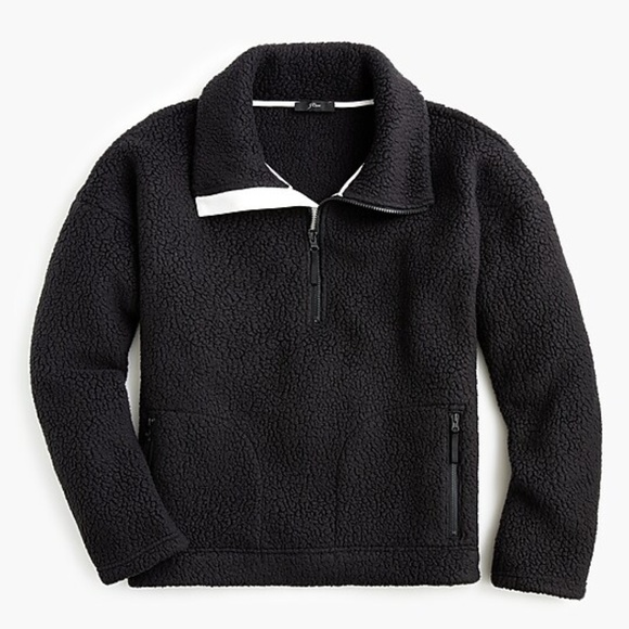 Polartec® fleece half-zip pullover jacket